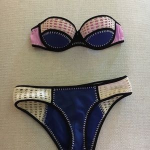 VICTORIA'S SECRET Crochet bandeau 2 piece bikini